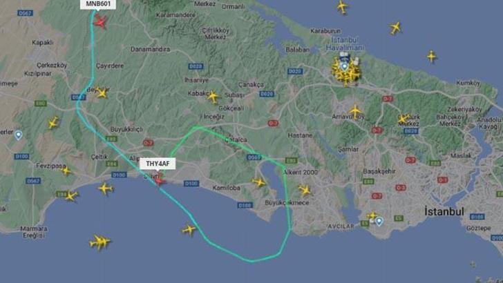 Hava ulaşımına yağmur engeli