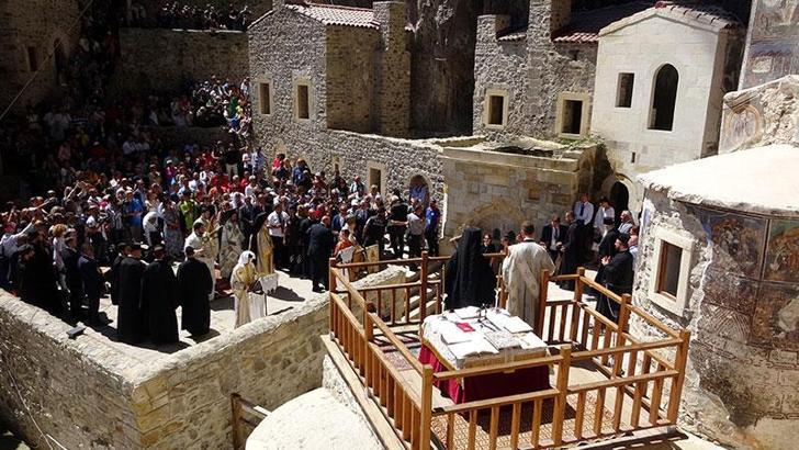 Sümela Manastırı'nda 9'uncu ayin