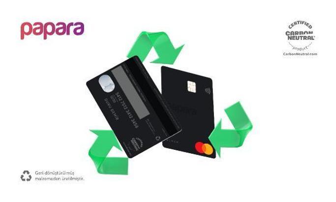 Papara’dan çevre dostu 'Black Card'