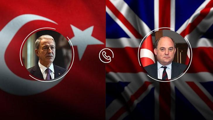 Bakan Akar, İngiliz mevkidaşı Wallace ile görüştü