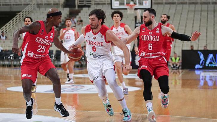 A Milli Erkek Basketbol Takımı, Akropolis Turnuvası'na galibiyetle başladı