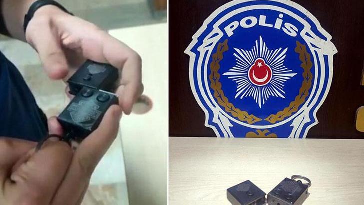 Suç kaydı olan şüpheliden garaj anahtarı şeklinde suikast silahı çıktı