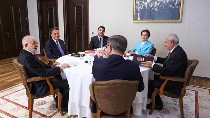 Altı muhalefet partisi liderinden ortak açıklama: Cumhurbaşkanı adayımız, herkesin cumhurbaşkanı olacaktır