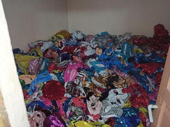 Uçan balonları, lavabo açıcı ve alüminyum talaş birleşimi gazla doldurmuşlar