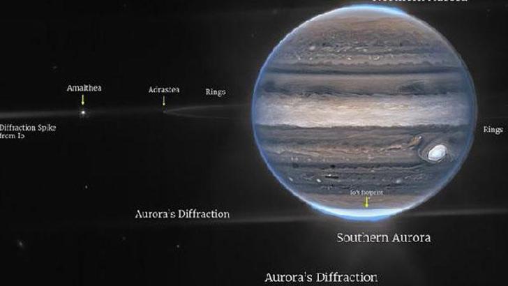 Webb Teleskopu Jüpiter’i görüntüledi