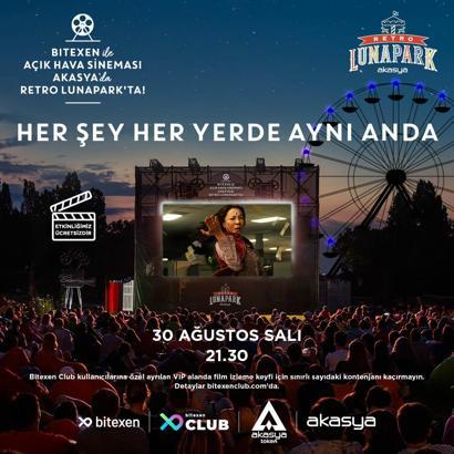 Akasya’da açık hava film günleri düzenleniyor