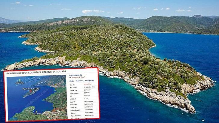 Gökova Körfezi'ndeki satılık adanın fiyatı arttı