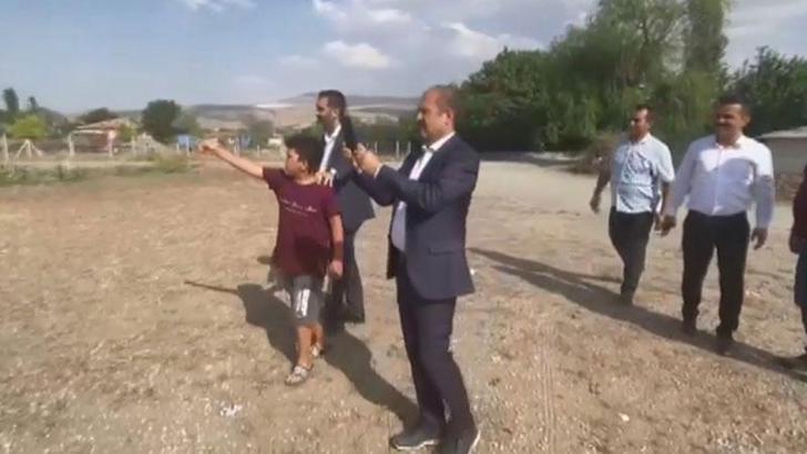 Mehmet Ali futbol sahası istedi, Milletvekili Can devreye girdi