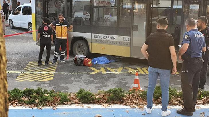 Otobüsün çarptığı bisikletli Enes hayatını kaybetti