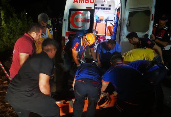 Isparta'da otomobil uçuruma yuvarlandı: 2 ölü 1 ağır yaralı