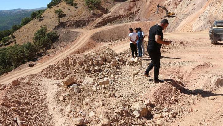 Mıcır firmasının kimyasal atıkları toprağa gömdüğü iddiasına soruşturma