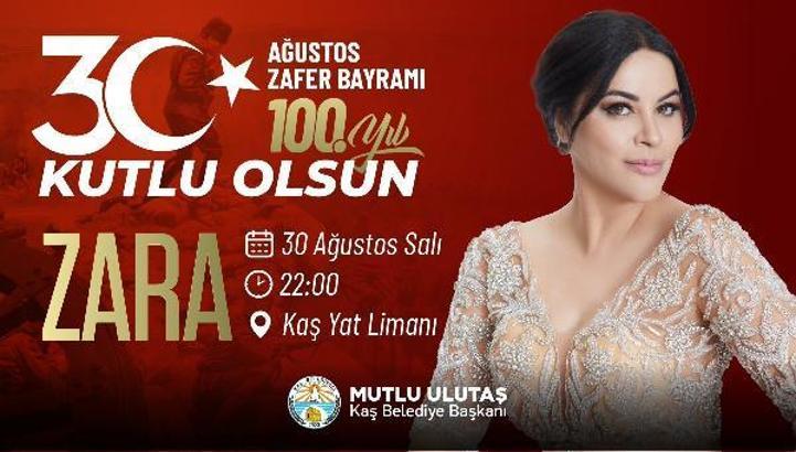 Zara Kaş'ta konser verecek