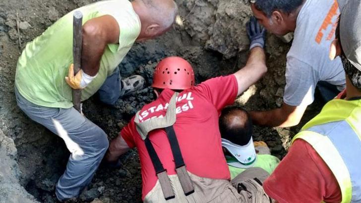 Silivri'de göçük altında kalan işçi kurtarıldı