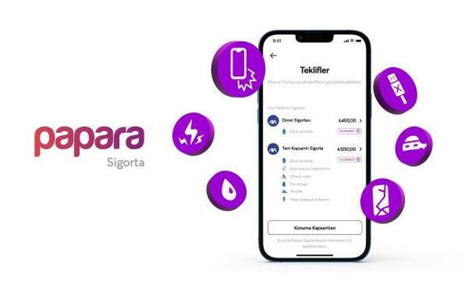 Papara, kullanıcılarını sigorta ürünleri ile buluşturdu