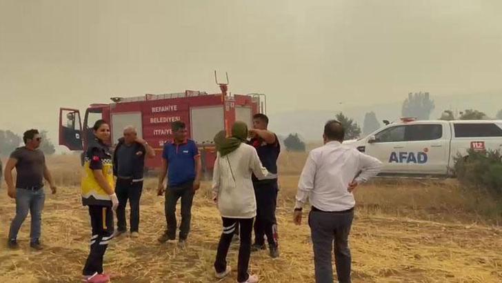 Erzincan’da orman yangını