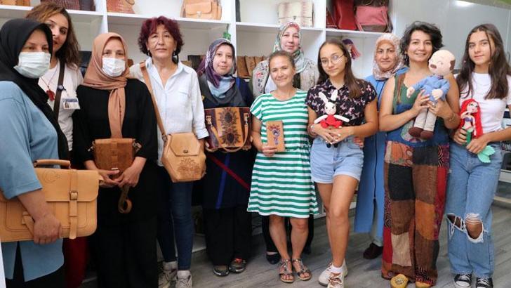Mikrokrediyle atölye kuruldu, 40 ev kadını iş sahibi oldu