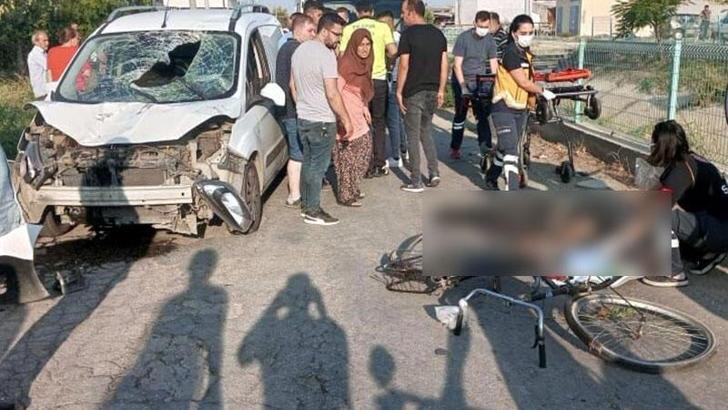 Ehliyetsiz sürücünün çarptığı bisikletli öldü