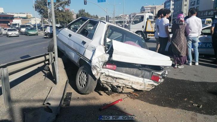 Silivri'de trafik kazası: 2 yaralı