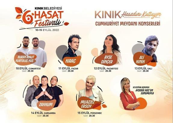 Kınık, 6'ncı Hasat Festivali ve Kurtuluş Günleri için gün sayıyor