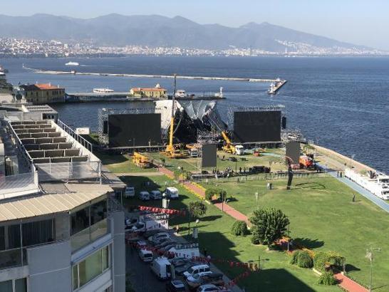 Tarkan konseri için kurulan platformun yıkılmasına inceleme