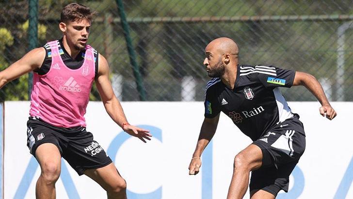 Beşiktaş'ta Tayfur Bingöl ile Redmond ilk idmanlarına çıktılar