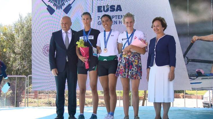 İstanbul’da gerçekleşen Avrupa Üniversiteler Kürek Şampiyonası’nda madalyalar sahiplerini buldu