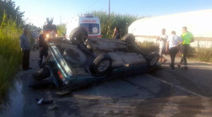 Serik'te kaza: 3 yaralı