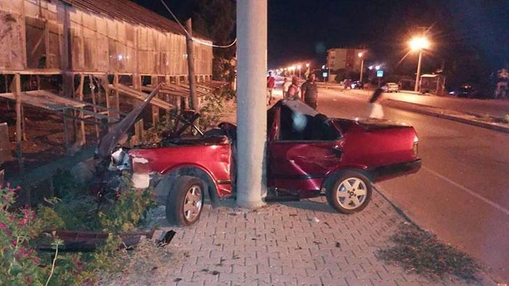 Otomobil ile cip çarpıştı: 1 ölü, 6 yaralı