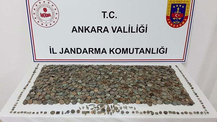 Ankara'da 3 milyon lira değerinde tarihi eser ele geçirildi