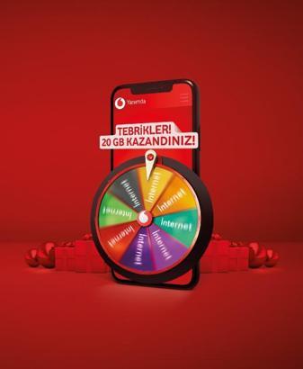 Vodafone Hediye Çarkı’nı 10 milyondan fazla kişi çevirdi