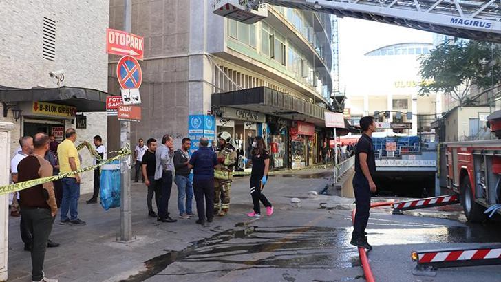 Eski Gençlik ve Spor Genel Müdürlüğü binasında çıkan yangın söndürüldü