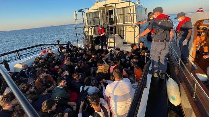 Çanakkale'de 84 kaçak göçmen yakalandı