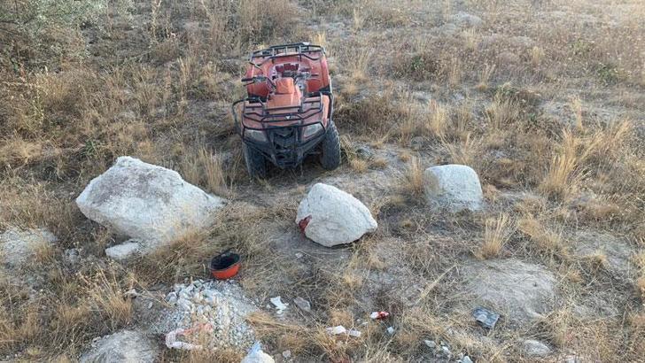 ATV'den düşen Hintli kadın turist, hayatını kaybetti