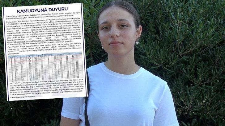 Cansu'nun kısa süren üniversite sevincindeki hatalı işleme soruşturma