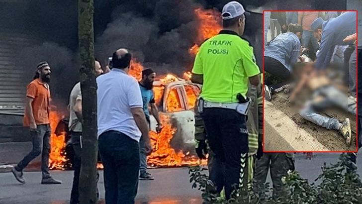 Ümraniye'de bıçakla saldırdığı polis tarafından vurulan sürücü öldü