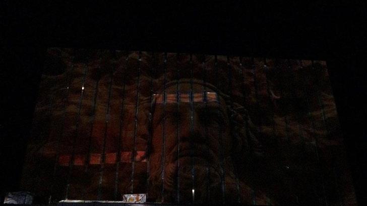 Troya Müzesi'nde '3D mapping' gösterimi