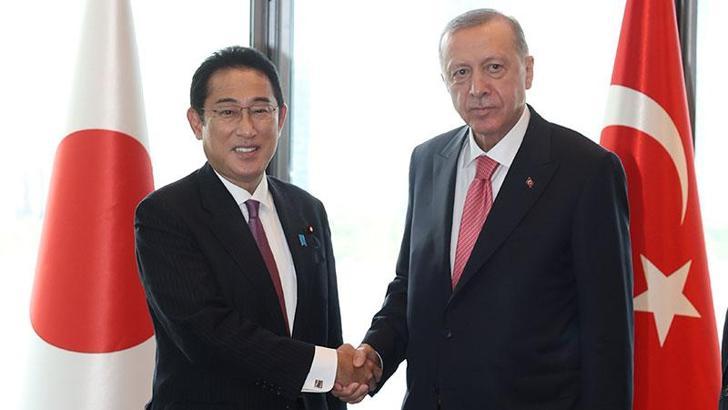 Cumhurbaşkanı Erdoğan, Japonya Başbakanı Kishida’yı kabul etti