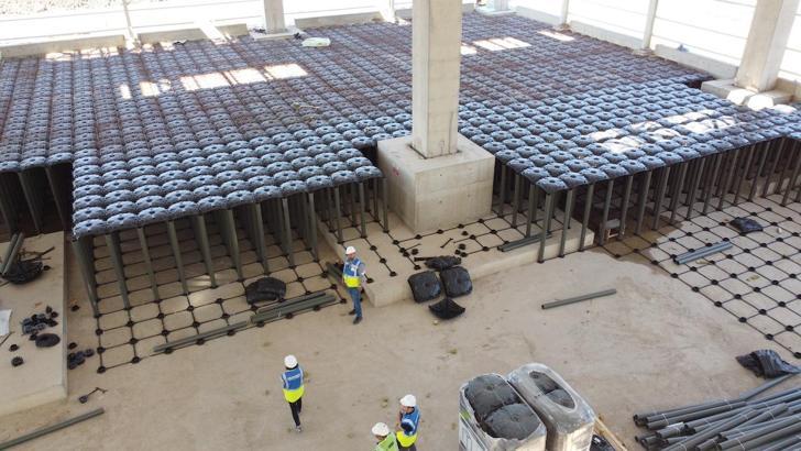 Togg fabrikasının zemin yükseltme aşamasında sona gelindi