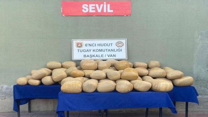 MSB: Van sınırında 364 kilo toz esrar ele geçirildi
