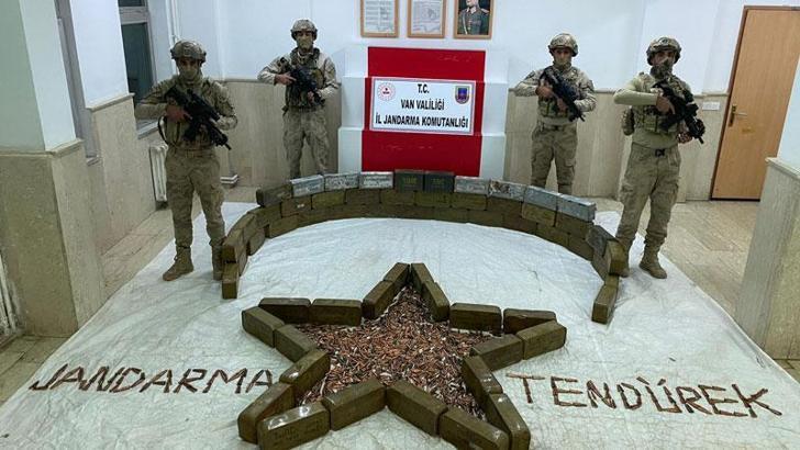 Tendürek Dağı'ndaki sığınak ve barınaklardan PKK cephanesi çıktı