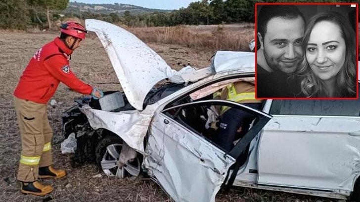 Büşra hemşire kazada öldü, eşi ve çocuğu yaralı