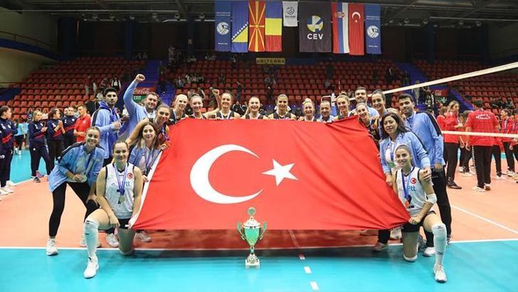 PTT Spor, namağlup Balkan şampiyonu oldu