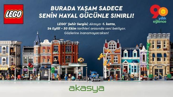 Akasya'da, LEGO sergisi açıldı