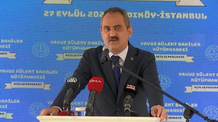 Bakan Özer: Tüm okullarda artık kütüphane var