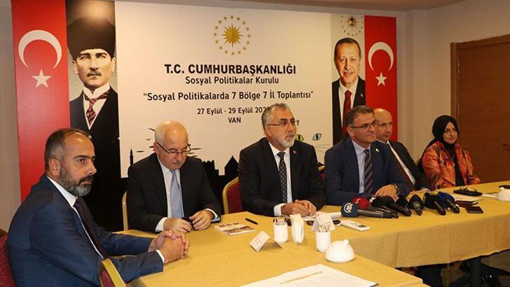Van'da 'Sosyal Politikalarda 7 Bölge 7 İl Projesi' toplantısı