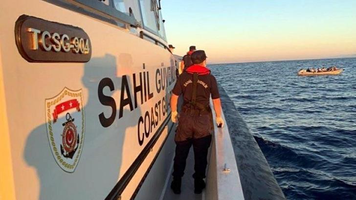 Datça'da 73 kaçak göçmen kurtarıldı; 1 organizatöre gözaltı