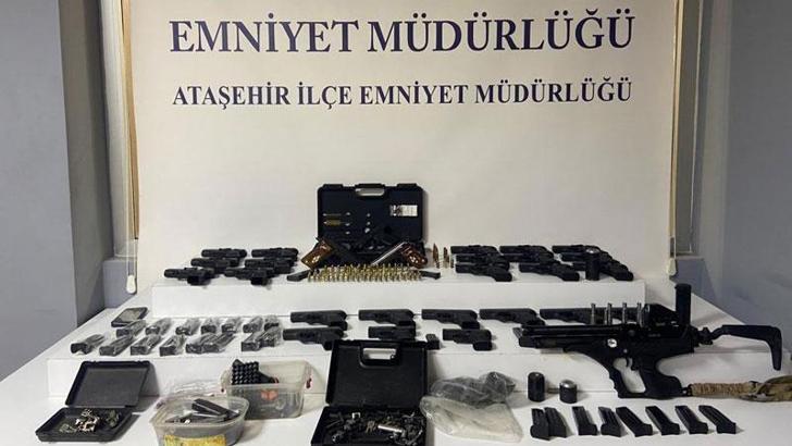 Ataşehir'de evini silah imalathanesine çeviren şüpheli tutuklandı