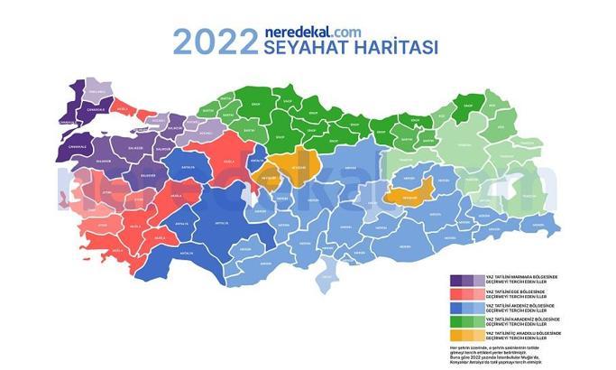 Yerli turistlerin 2022 yaz tatili karnesi açıklandı