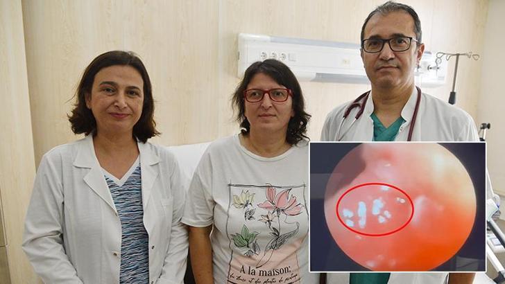 Nefes borusundan canlı sinek larvaları çıktı