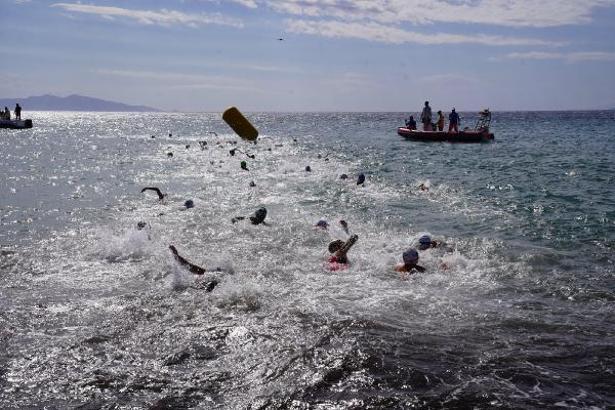 Ayvalık'ta triatlona büyük ilgi